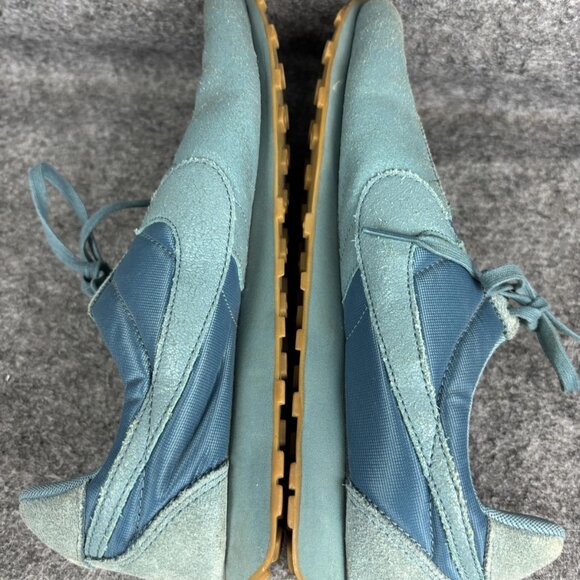 Nike Running Shoes Womens Size 9.5 Blue Waffle Trainer Suede Nylon Retro - Picture 8 of 9